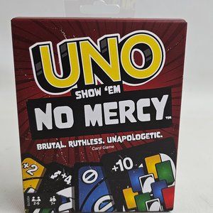 Uno Show 'Em No Mercy Mattel Card Game Fun NEW FAST SHIP
